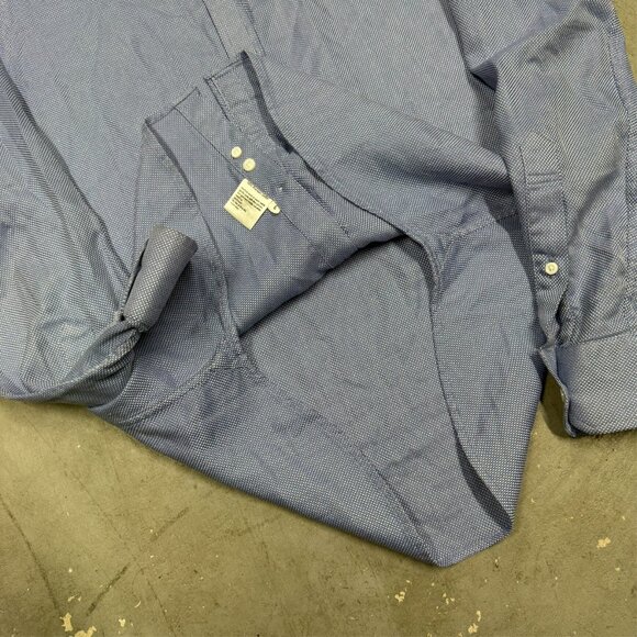 Spier & Mackay Handmade Slim Fit Dress Shirt Basketweave Pearl Buttons 15 Small - Picture 7 of 8